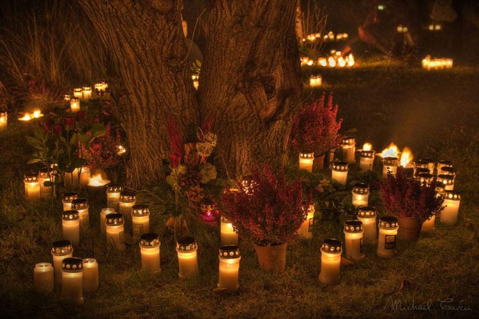 Candle light Vigil celebration of life at Respect. Ways to celebrate someone's life.