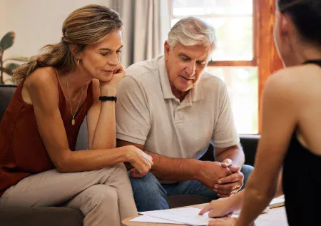 Family planning a direct burial together